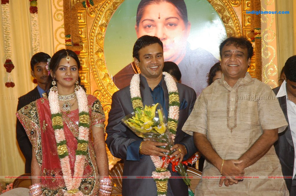 Actor Radharavi son wedding reception stills Event hd photo