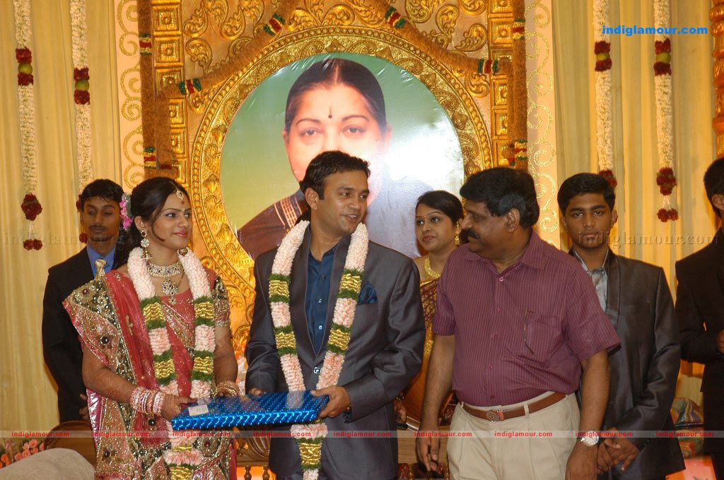 Actor Radharavi son wedding reception stills Event hd photo