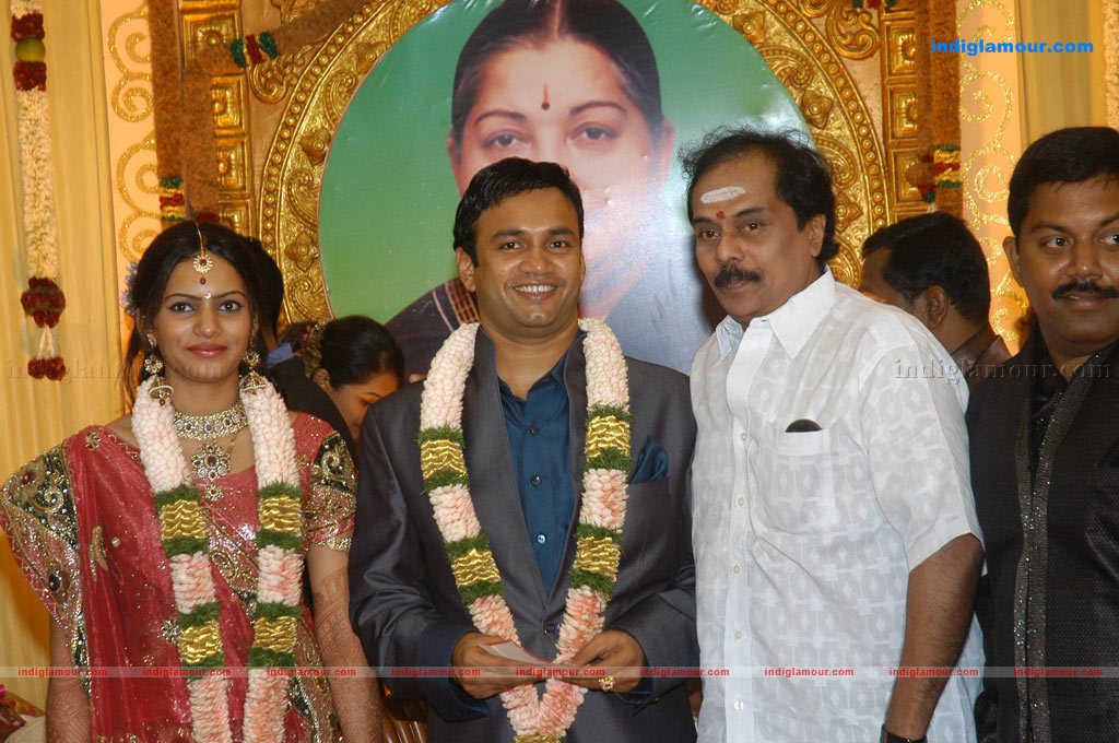 Actor Radharavi son wedding reception stills Event hd photo