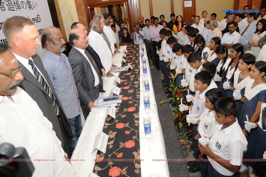 Condolence meeting for japan by superstar Rajinikanth Event hd photo