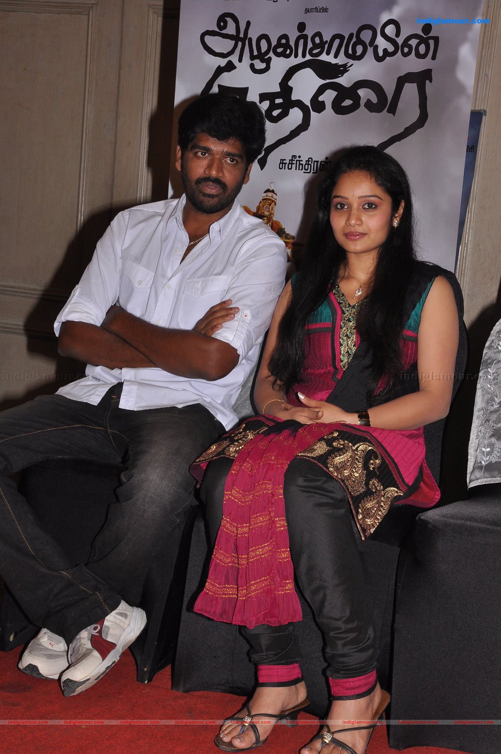 Azhagar Samiyin Kuthirai press meet Event hd photo