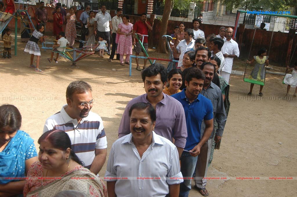  Celebrities Vote Event hd photo