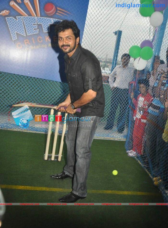 Karthi launched Netz Cricket Photos Event hd photo