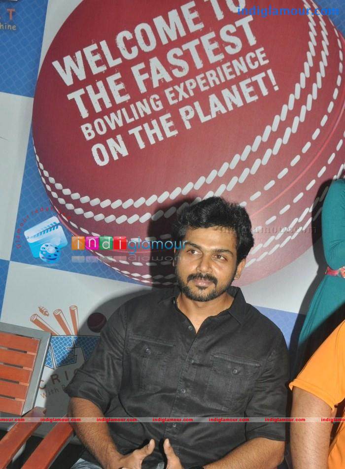Karthi launched Netz Cricket Photos Event hd photo