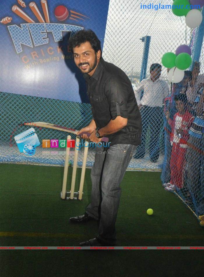 Karthi launched Netz Cricket Photos Event hd photo