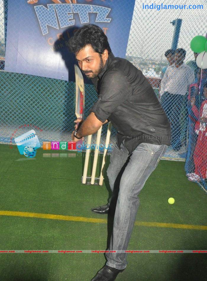 Karthi launched Netz Cricket Photos Event hd photo