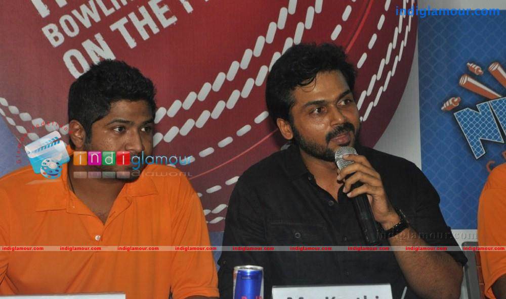 Karthi launched Netz Cricket Photos Event hd photo