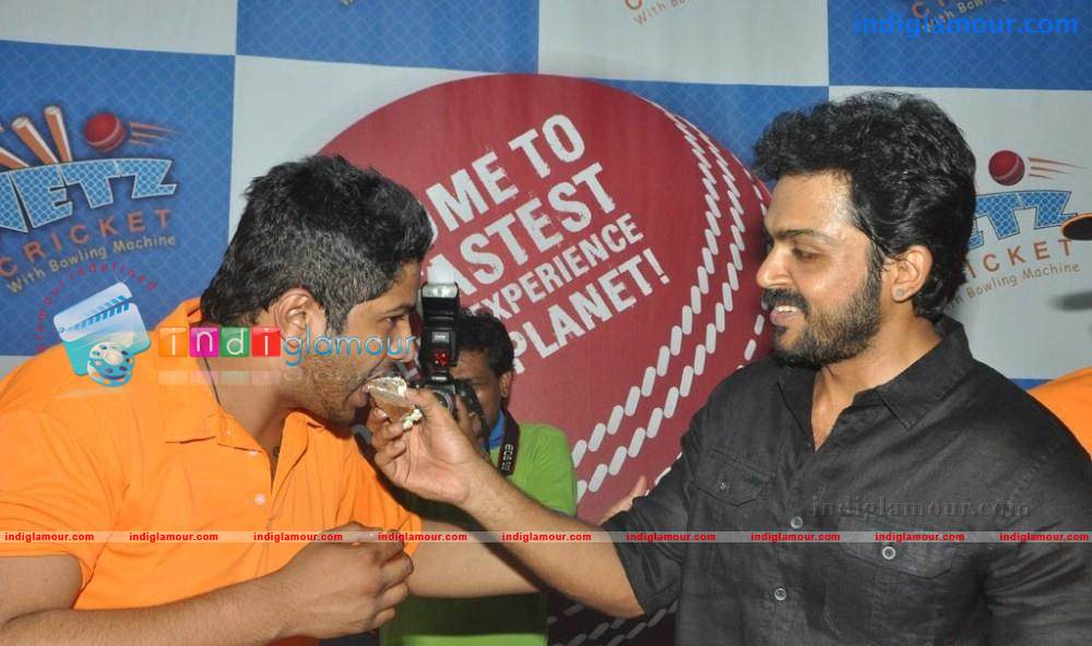 Karthi launched Netz Cricket Photos Event hd photo