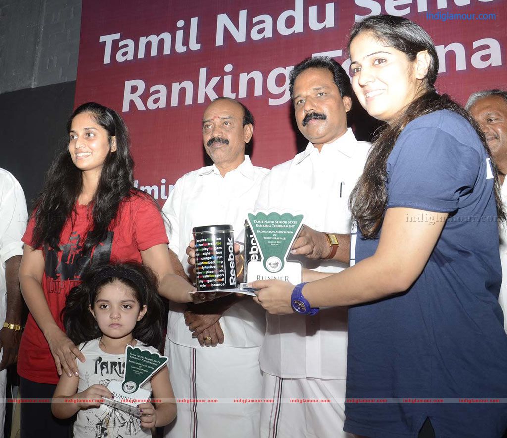 Shalini and Anoushka Ajith at Badminton Tournament Event hd photo