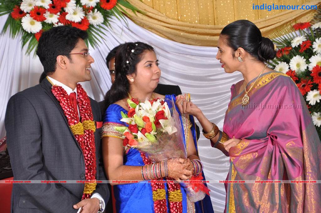 Producer M Ramanathan Daughter Wedding Reception Event hd photo
