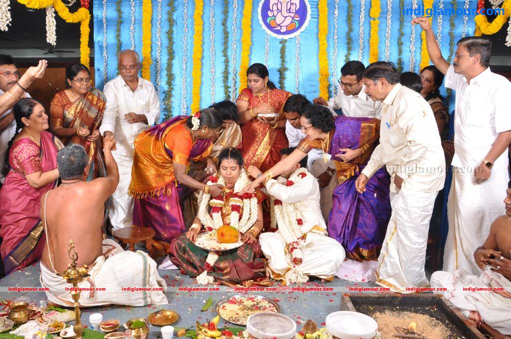 Producer M Ramanathan Daughter Wedding Event hd photo
