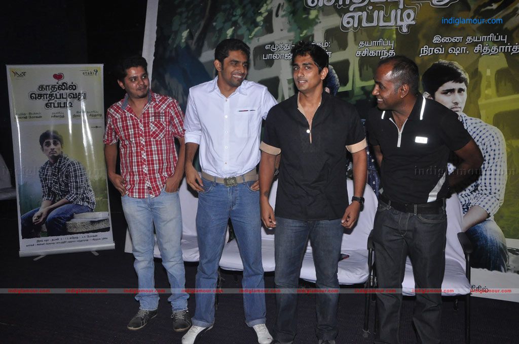 Kadhalil Sodhapuvadu Yeppadi movie Press Meet Event hd photo