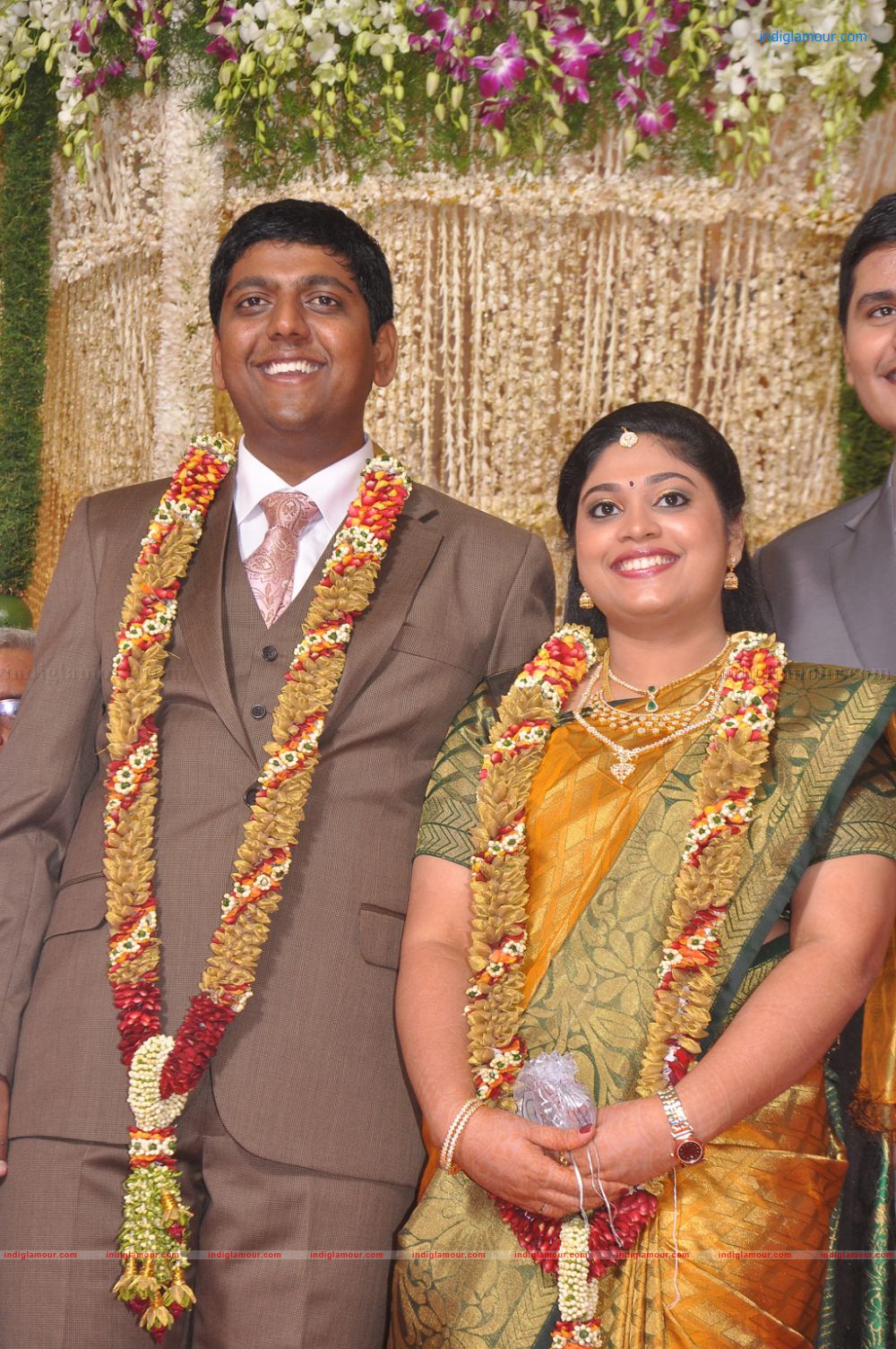 Four Frames Kalyanam son Satheesh Anjali Wedding Reception Stills Event hd photo