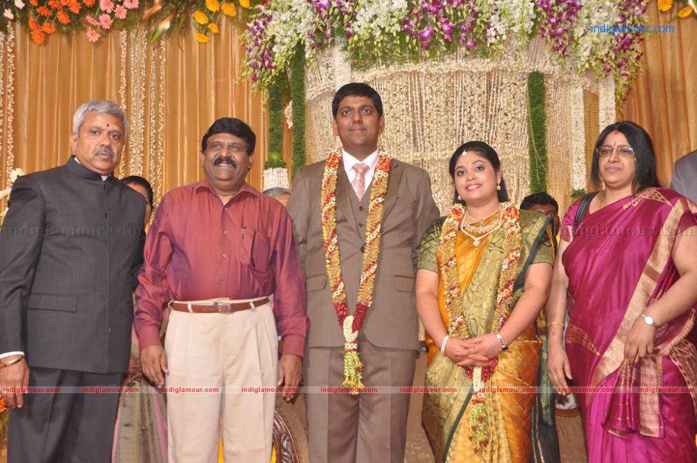 Four Frames Kalyanam son Satheesh Anjali Wedding Reception Stills Event hd photo