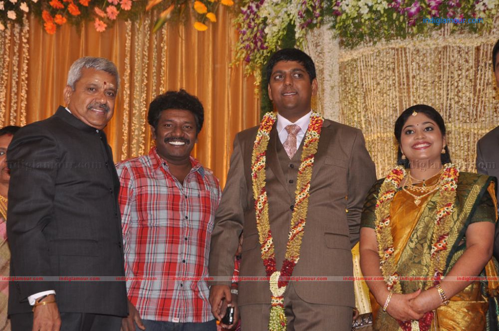 Four Frames Kalyanam son Satheesh Anjali Wedding Reception Stills Event hd photo