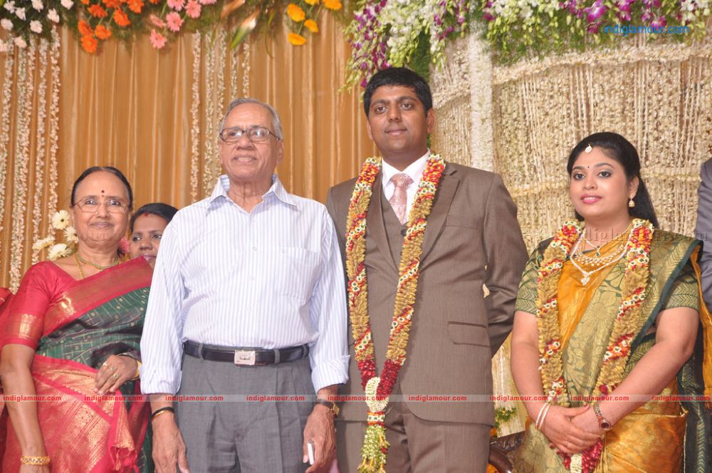 Four Frames Kalyanam son Satheesh Anjali Wedding Reception Stills Event hd photo