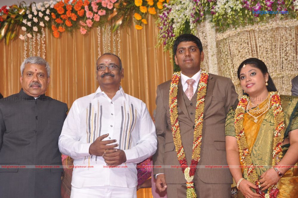 Four Frames Kalyanam son Satheesh Anjali Wedding Reception Stills Event hd photo