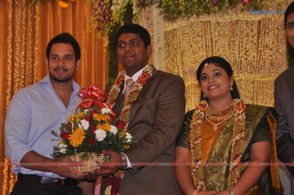 Four Frames Kalyanam son Satheesh Anjali Wedding Reception Stills Event hd photo