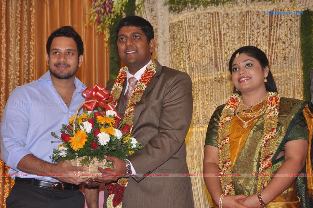 Four Frames Kalyanam son Satheesh Anjali Wedding Reception Stills Event hd photo