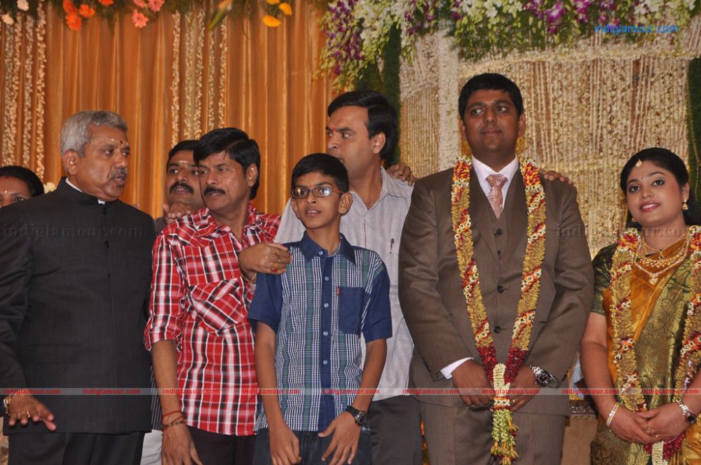 Four Frames Kalyanam son Satheesh Anjali Wedding Reception Stills Event hd photo