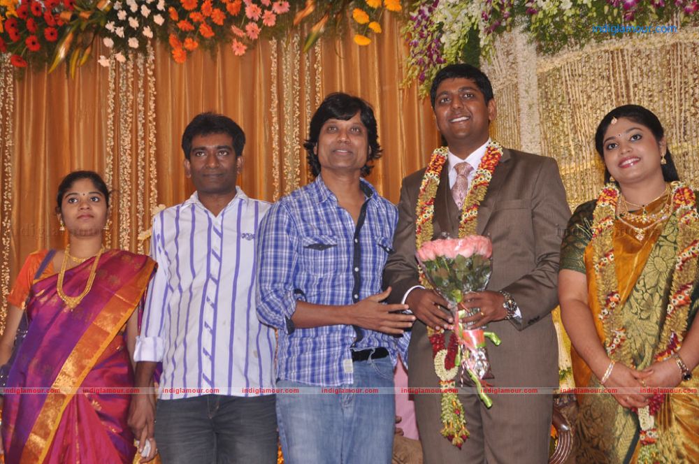 Four Frames Kalyanam son Satheesh Anjali Wedding Reception Stills Event hd photo