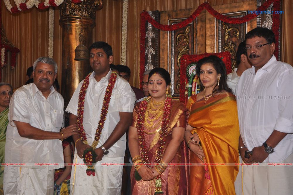 Four Frames Kalyanam son Satheesh Anjali Wedding Stills Event hd photo