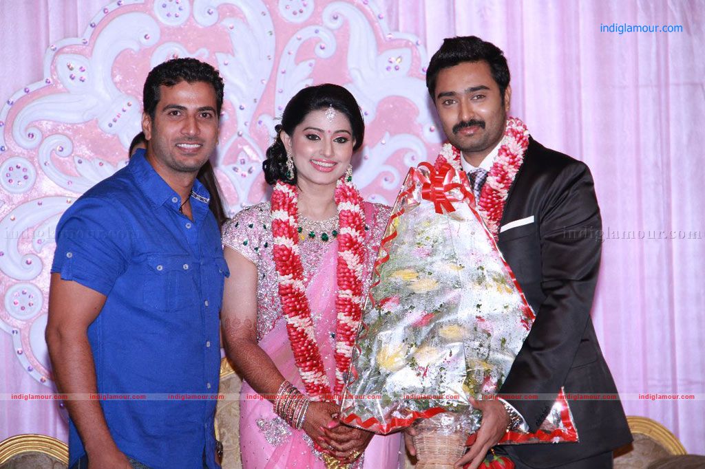 Sneha Prassana Wedding reception Event hd photo