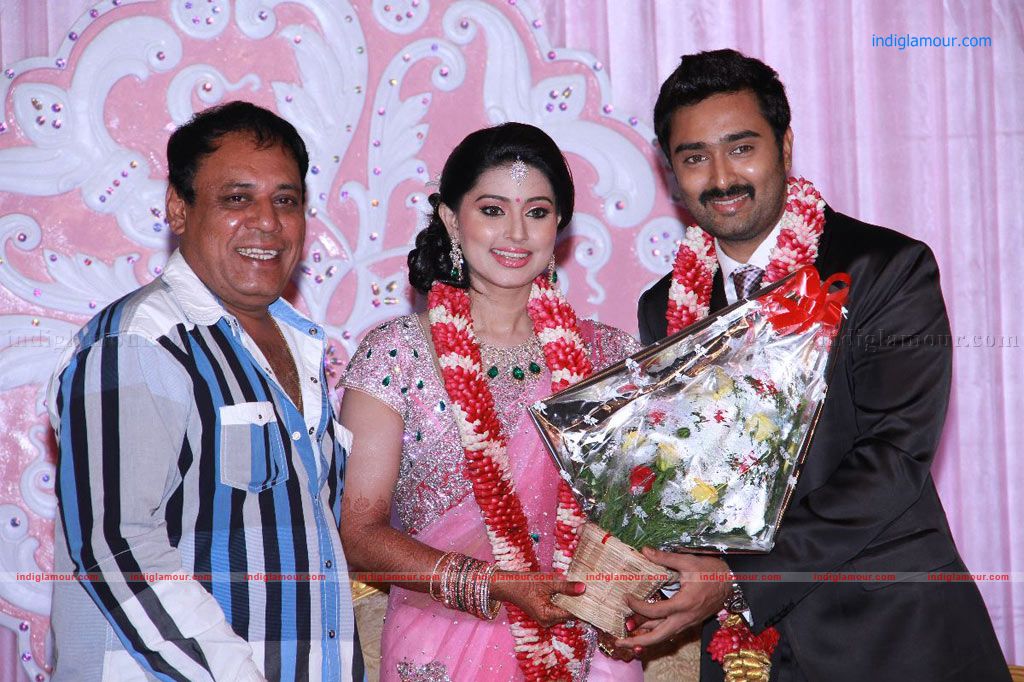 Sneha Prassana Wedding reception Event hd photo