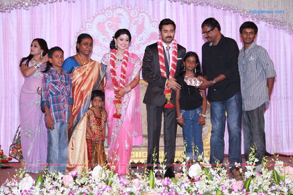 Sneha Prassana Wedding reception Event hd photo