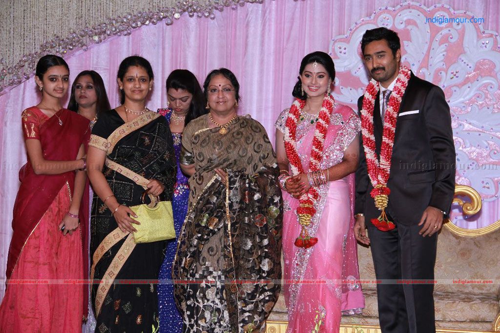 Sneha Prassana Wedding reception Event hd photo