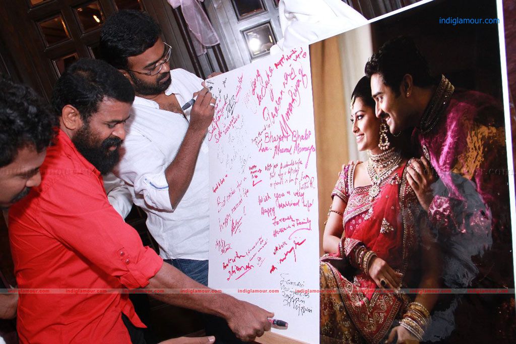 Sneha Prassana Wedding reception Event hd photo