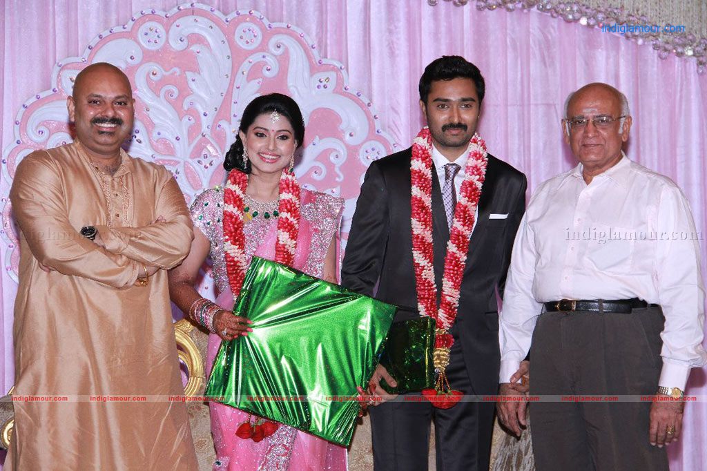 Sneha Prassana Wedding reception Event hd photo