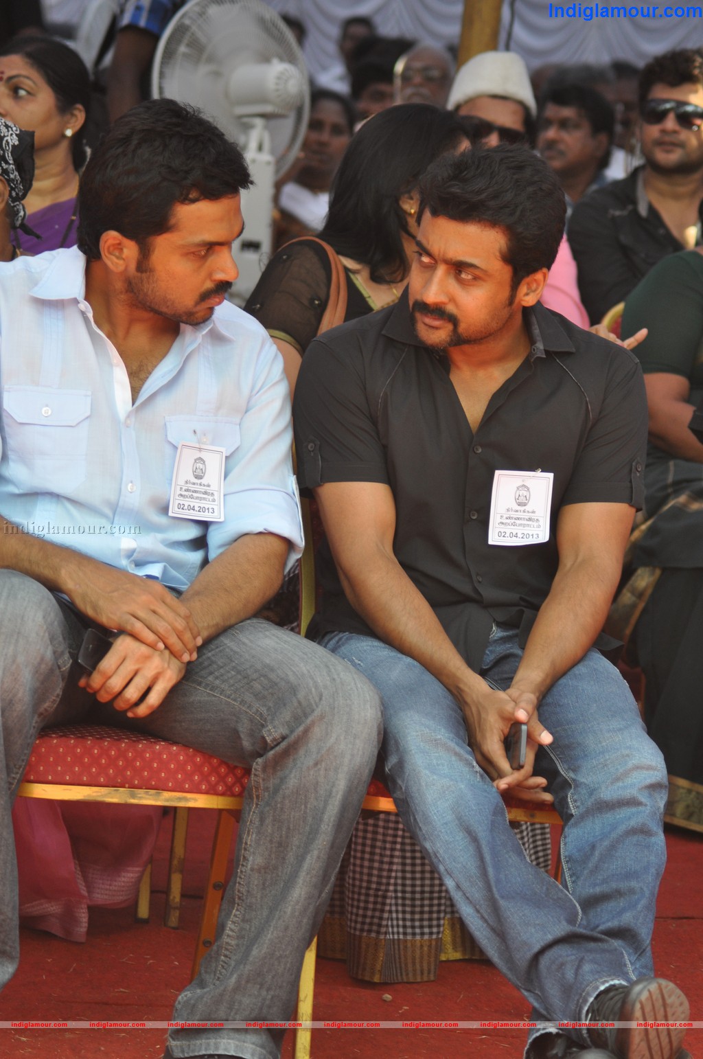 South Indian Film Artistes Association Protest for Sri Lankan Tamils Event hd photo
