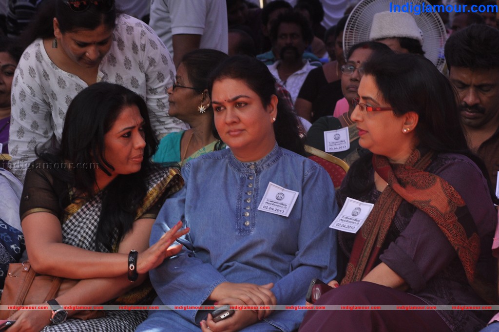 South Indian Film Artistes Association Protest for Sri Lankan Tamils Event hd photo