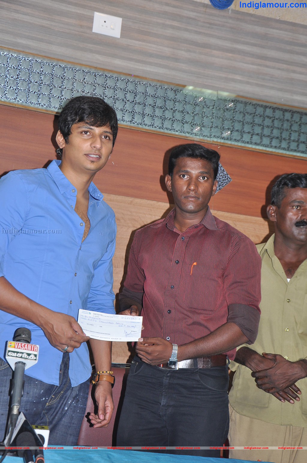 Actor Jeevas Helps Poor Student Event hd photo