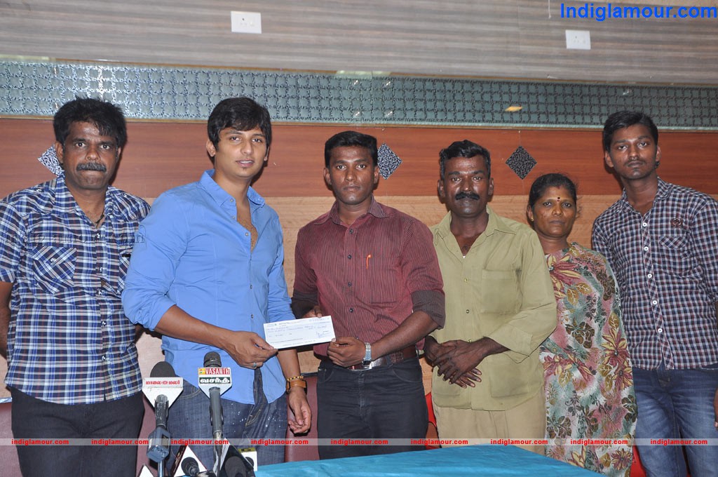 Actor Jeevas Helps Poor Student Event hd photo