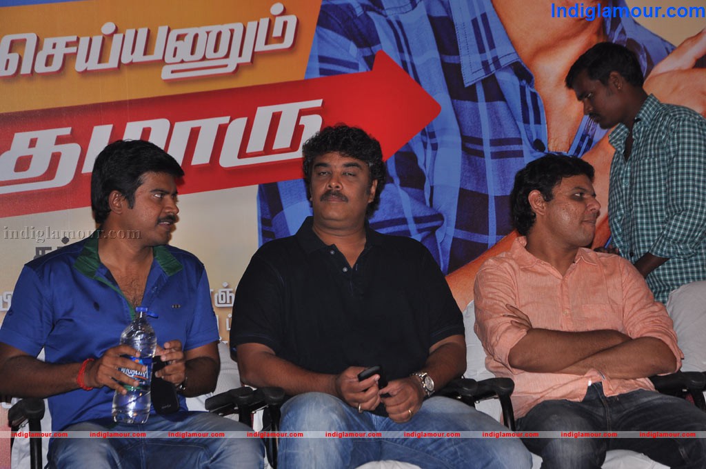 Theeya Velai Seiyyanum Kumaru Single Track Audio and Trailer Launch Event hd photo