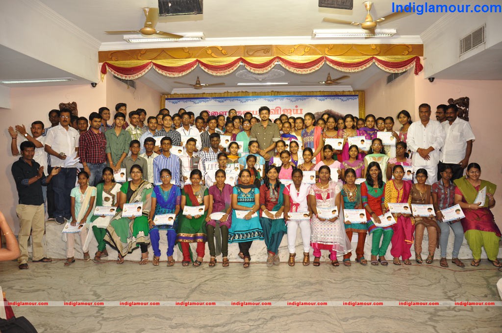 Vijay Contribution to Poor Event hd photo