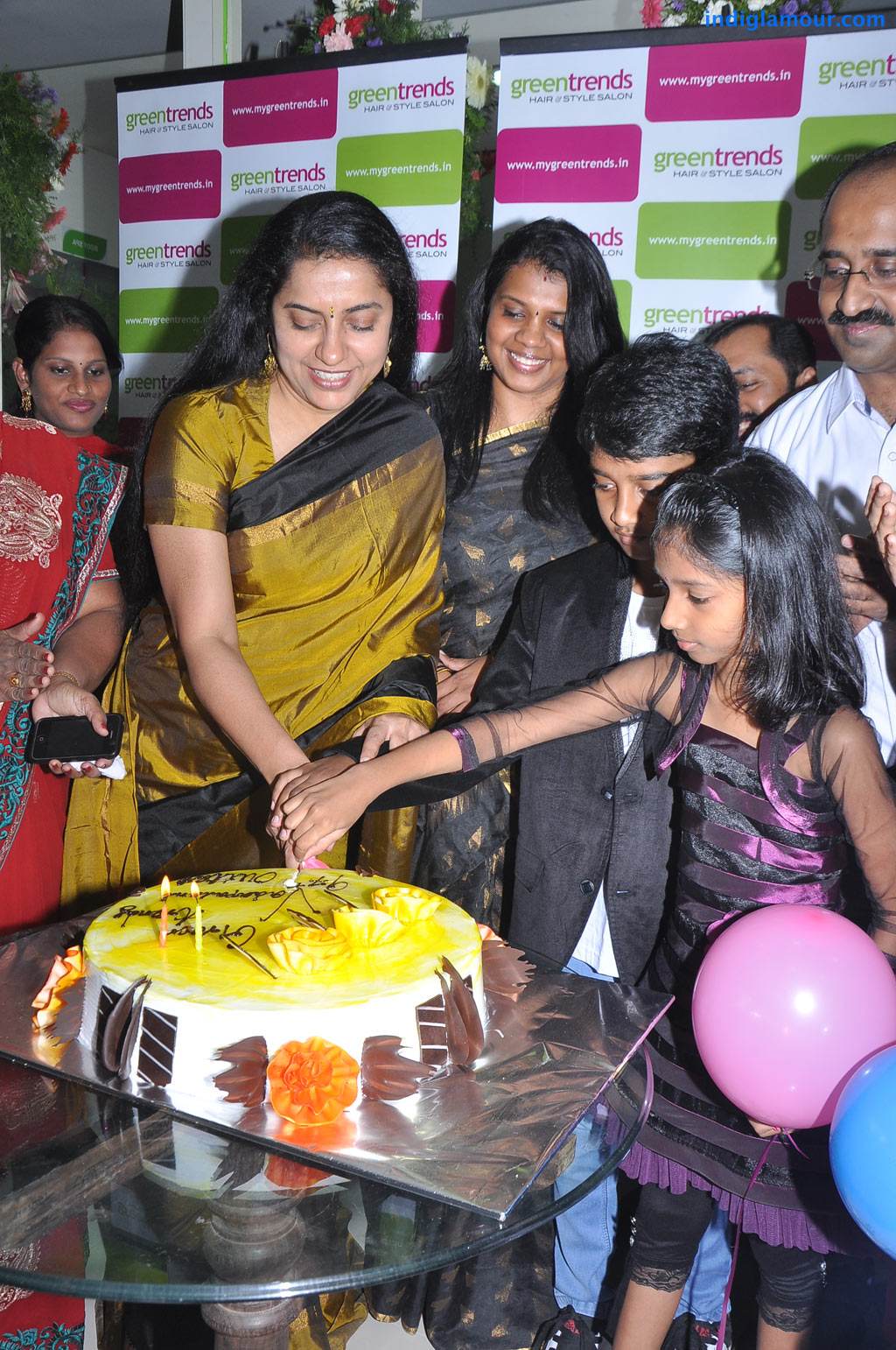 Green Trends Hair And Style Salons Launch Event hd photo