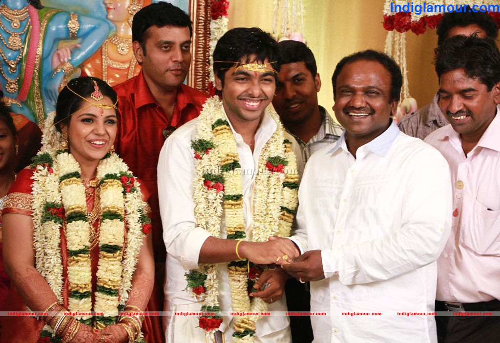 GV Prakash Kumar and Saindhavi Wedding Event hd photo