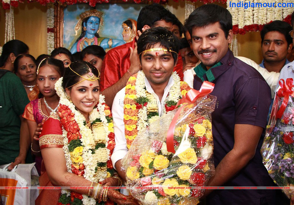 GV Prakash Kumar and Saindhavi Wedding Event hd photo