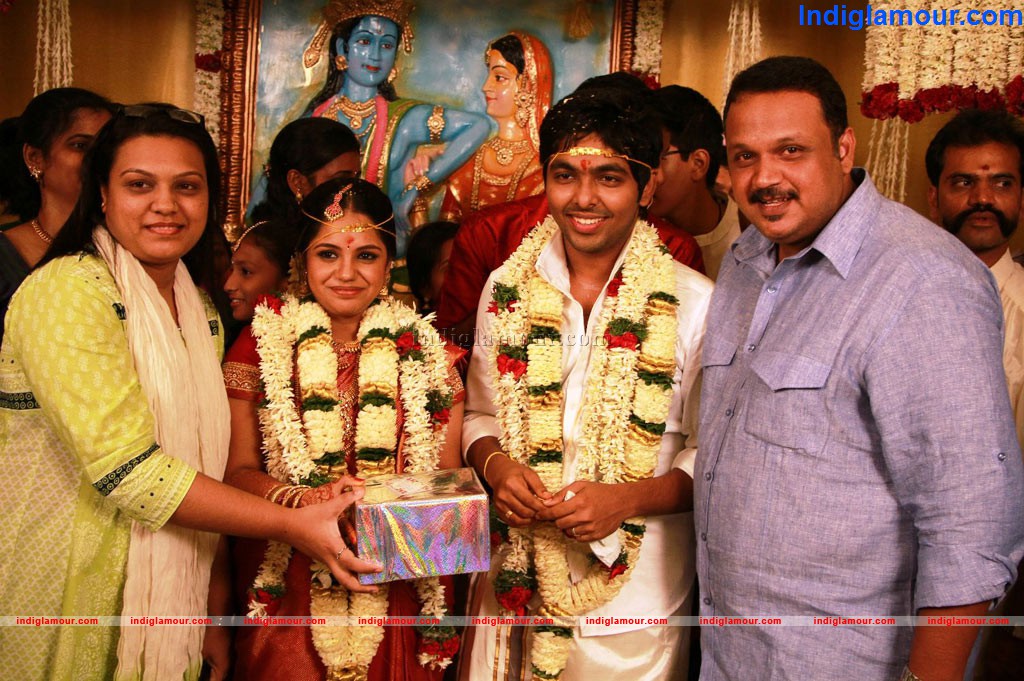 GV Prakash Kumar and Saindhavi Wedding Event hd photo