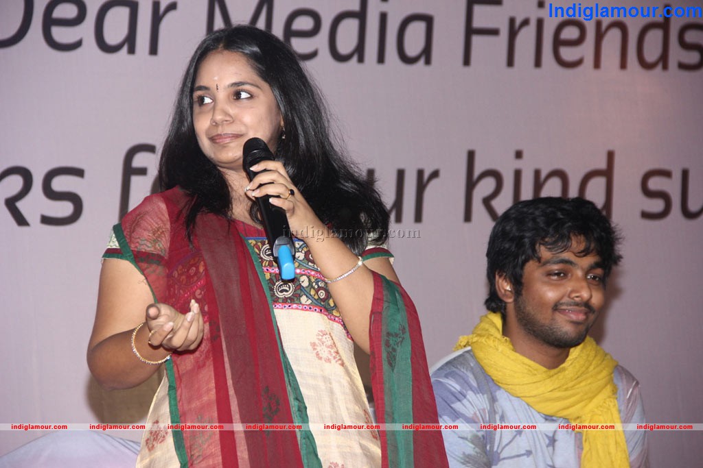 GV Prakash and Saindhavi Press Meet Event hd photo