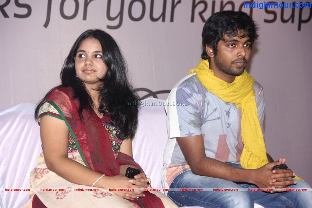 GV Prakash and Saindhavi Press Meet Event hd photo
