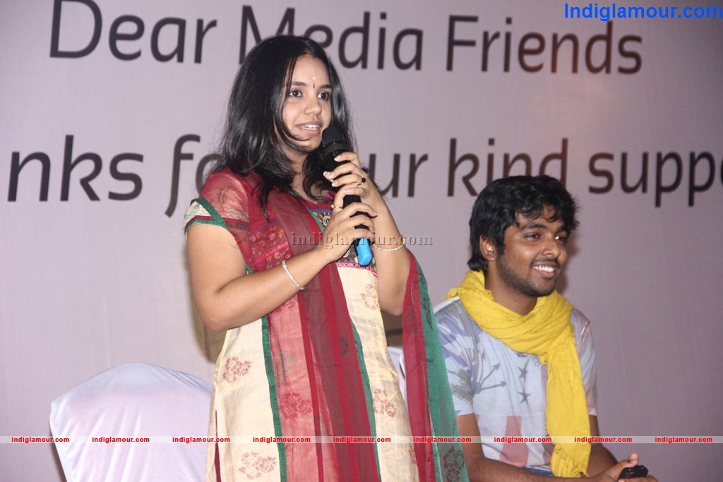 GV Prakash and Saindhavi Press Meet Event hd photo