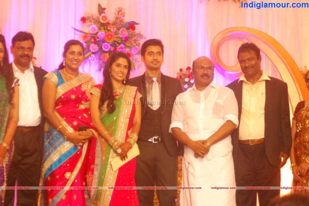 Singer M K Balaji and Priyanka Wedding Reception Event hd photo