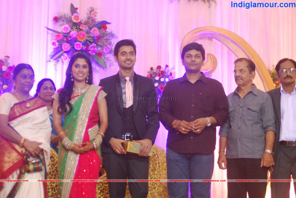 Singer M K Balaji and Priyanka Wedding Reception Event hd photo
