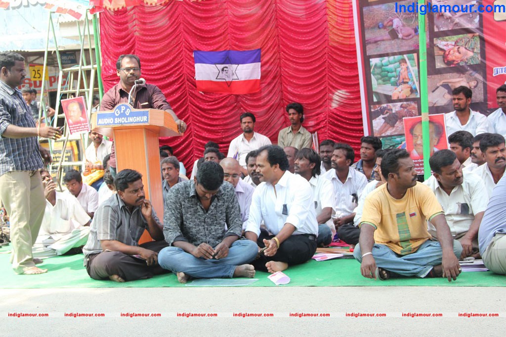Rajini Fans Fasting Event hd photo