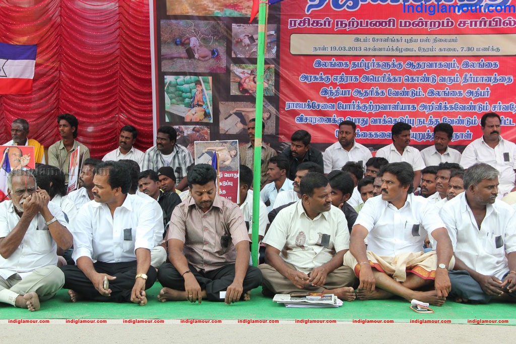 Rajini Fans Fasting Event hd photo
