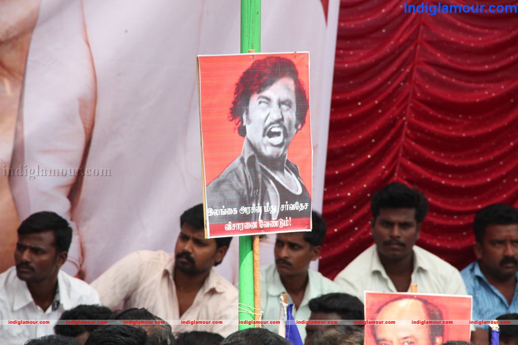 Rajini Fans Fasting Event hd photo